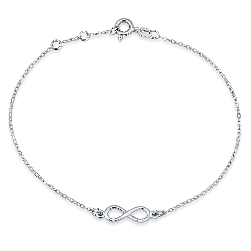 Stříbrný náramek s přívěskem INFINITY nekonečno SMJB024EE5ZT