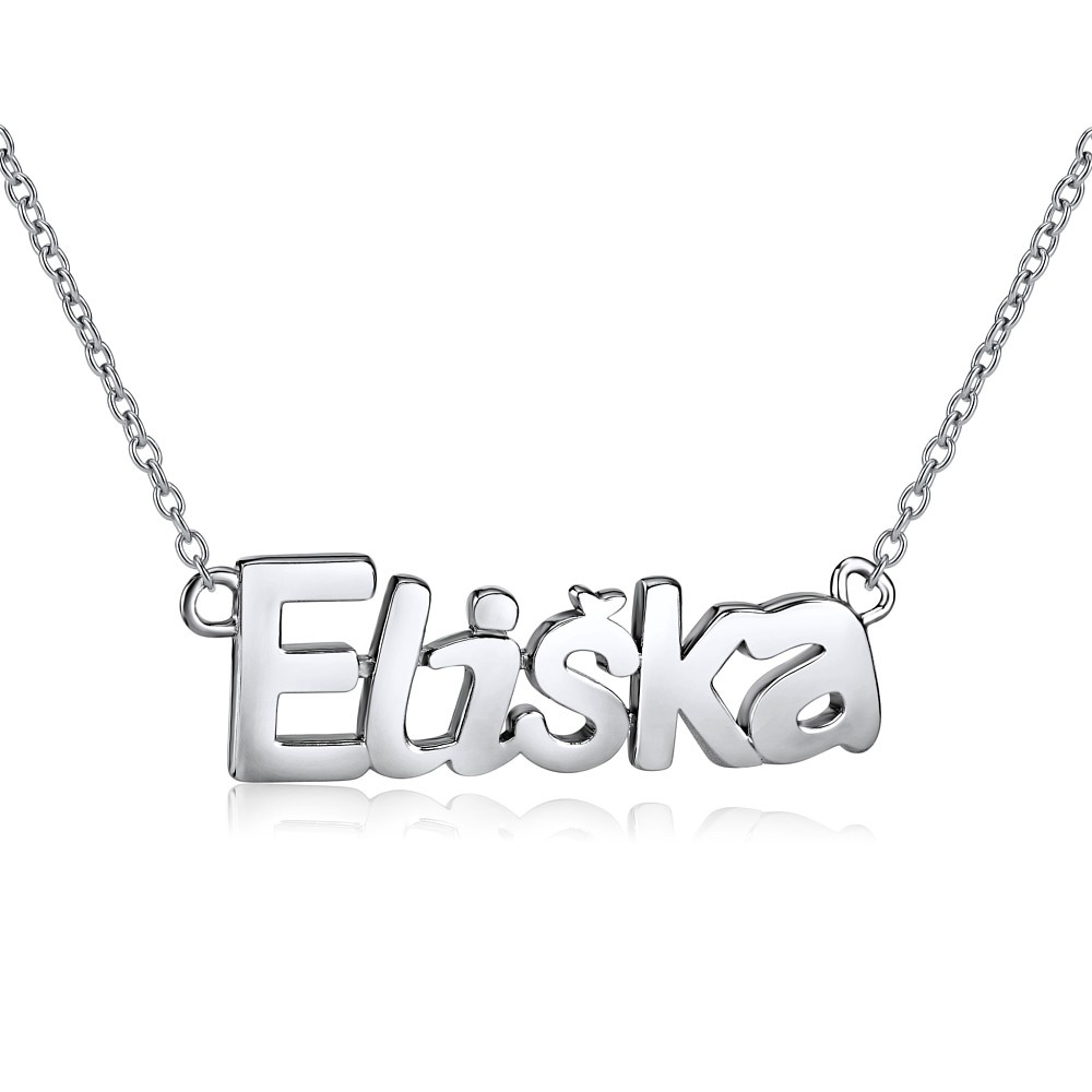 Stříbrný řetízek se jménem ELIŠKA JJJ1859-EL