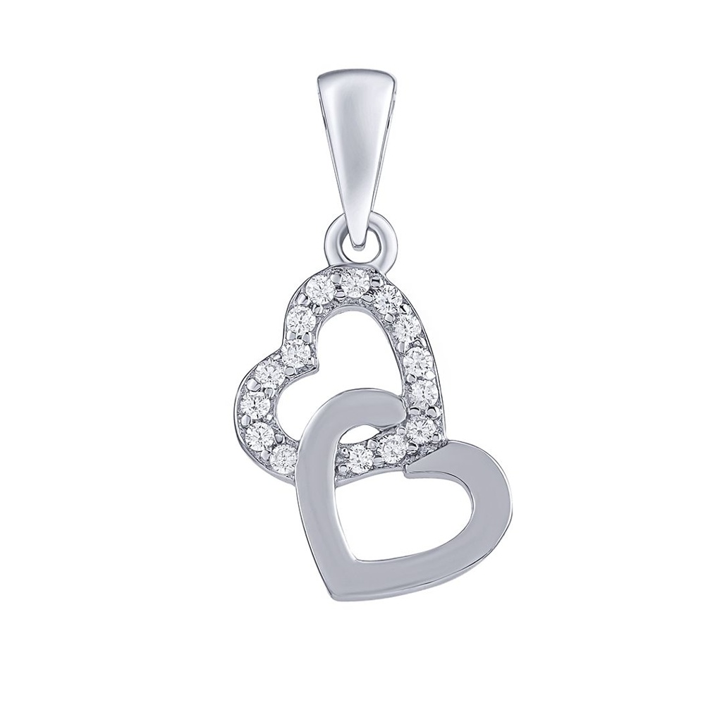 Stříbrný přívěsek srdíčka Mailo s Brilliance Zirconia MW02832P