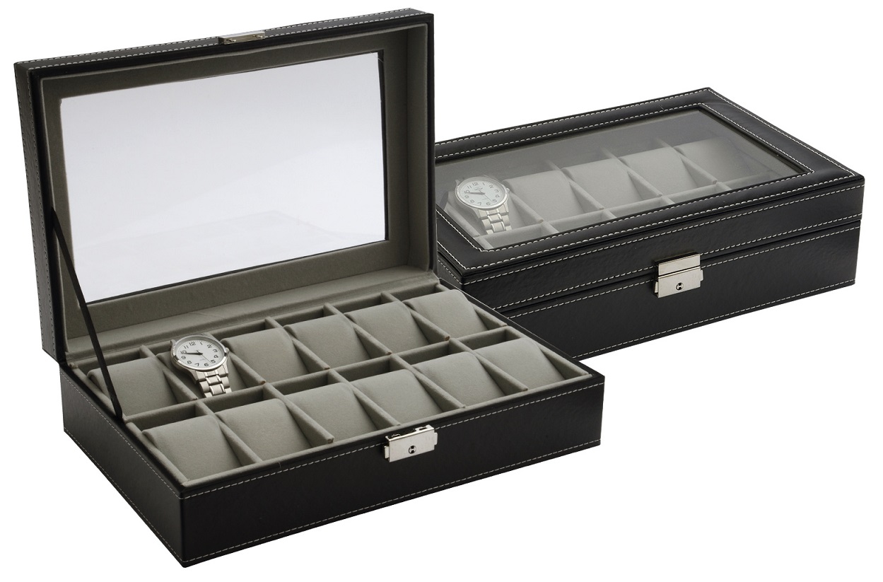 Kazeta na hodinky JK Box SP-9373/A25 černá