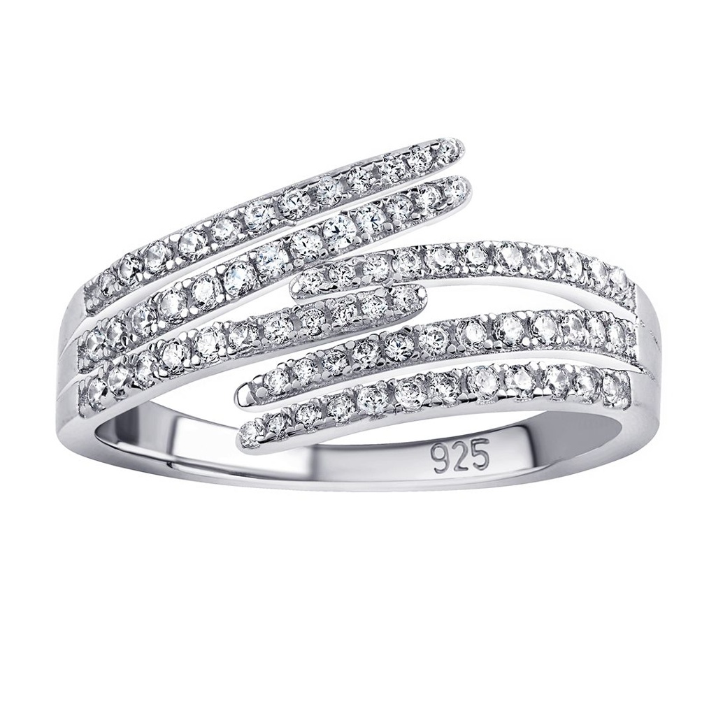 Stříbrný prsten Aimee s Brilliance Zirconia JJJ1177R