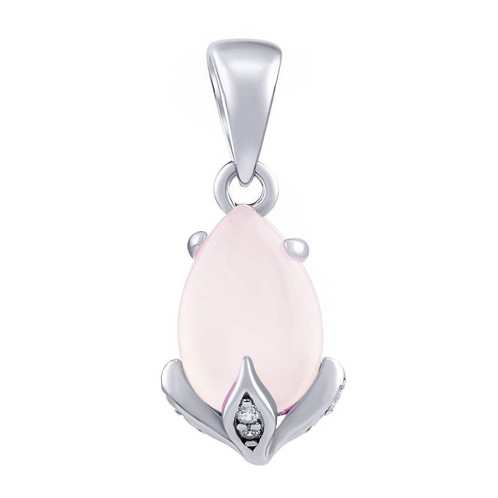 Stříbrný přívěsek Clarissa s Růženínem a Brilliance Zirconia JJJ1267PRO