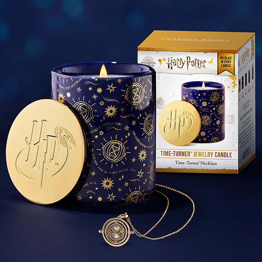 Vonná svíčka s náhrdelníkem Harry Potter Obraceč času