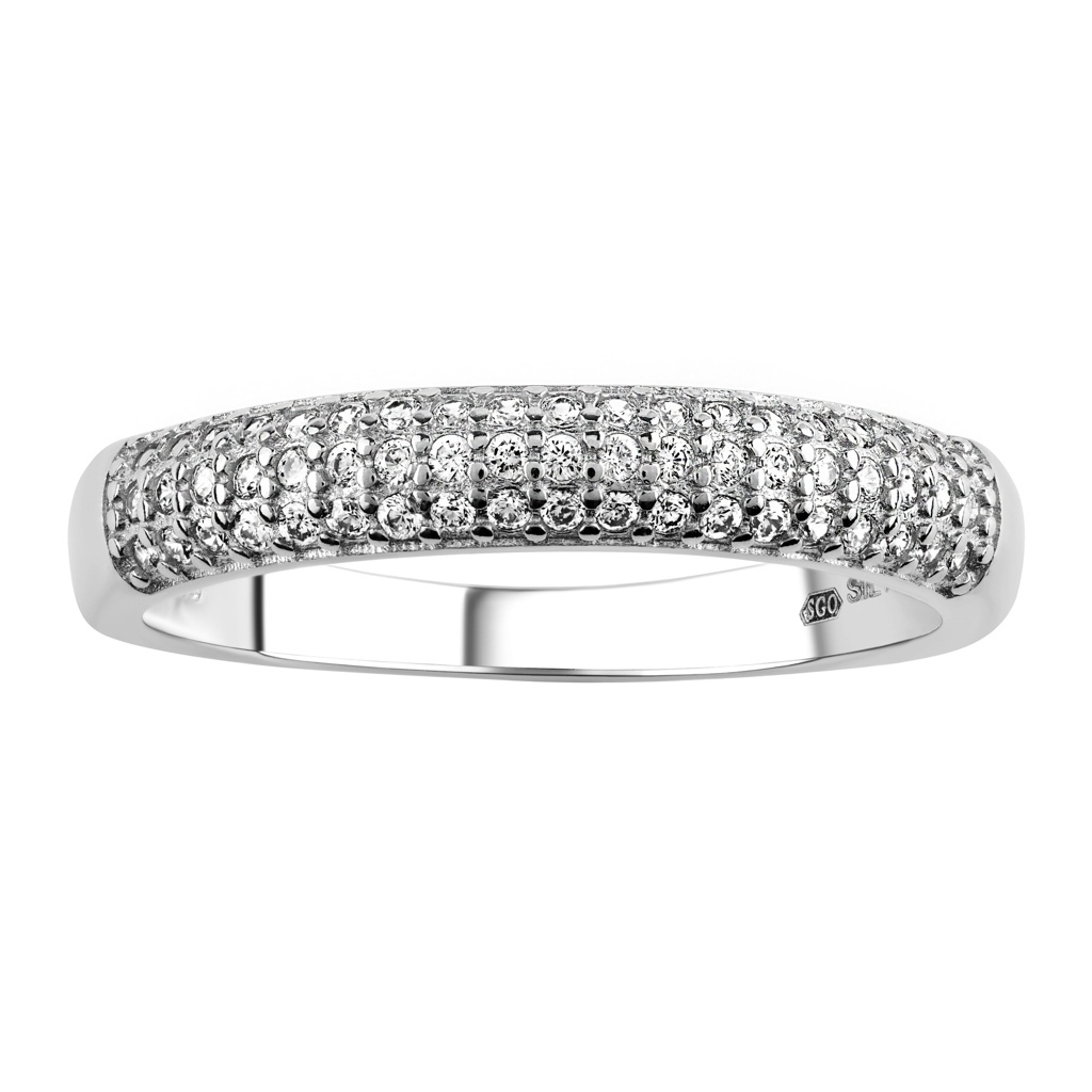 Stříbrný prsten Graas s Brilliance Zirconia MSS405RW