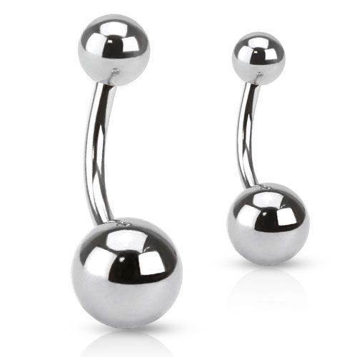 Piercing do pupíku - banánek