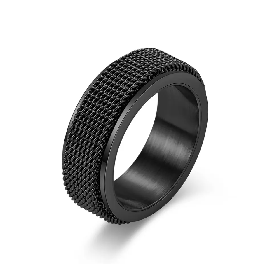 Prsten z oceli spinner Drát