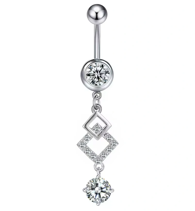 Piercing do pupíku z chirurgické oceli