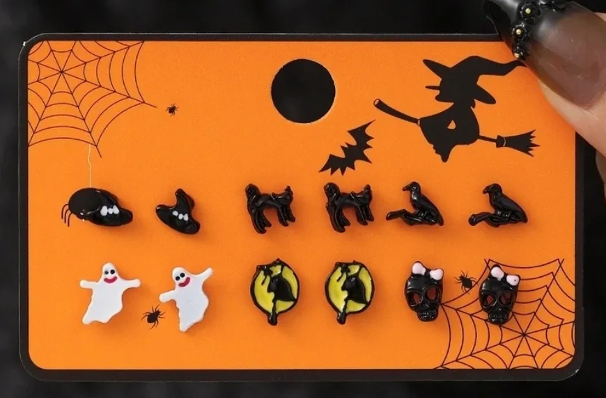 🎃 Tajemná záře Halloweenu – sada náušnic pro odvážné duše