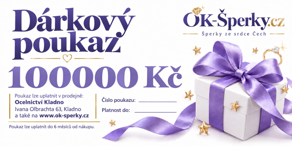 Dárkový poukaz 100000 Kč