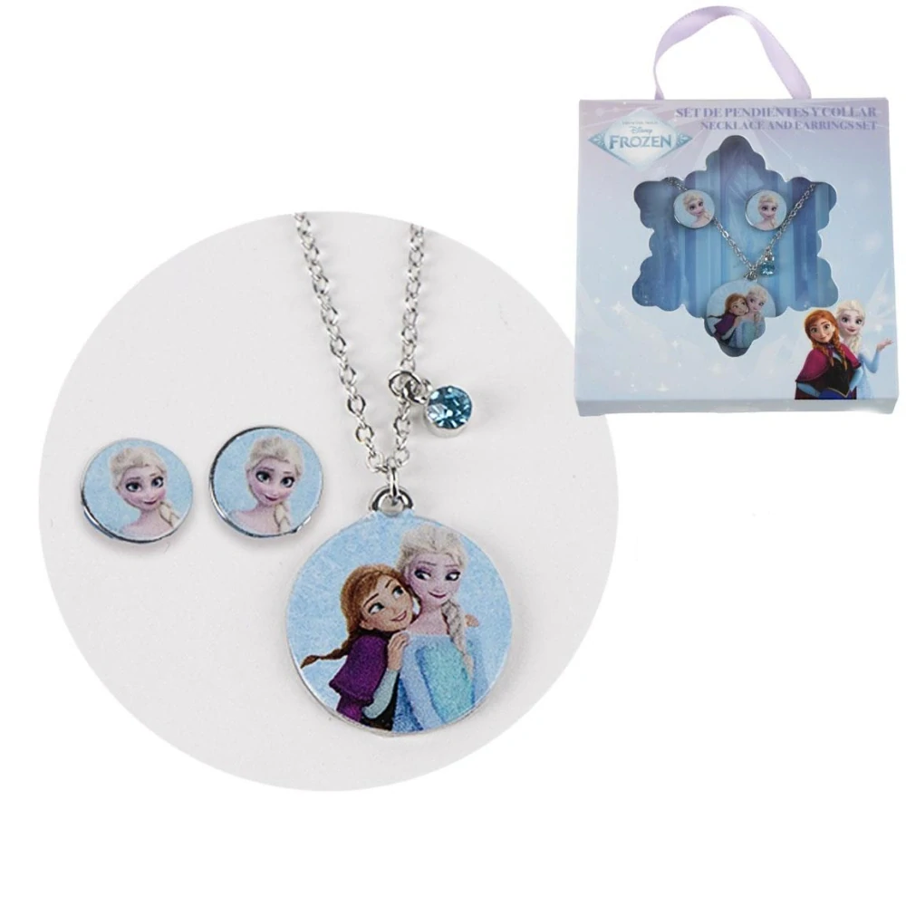 Frozen Ledové království – Dětská sada náhrdelníku a náušnic | Anna a Elsa