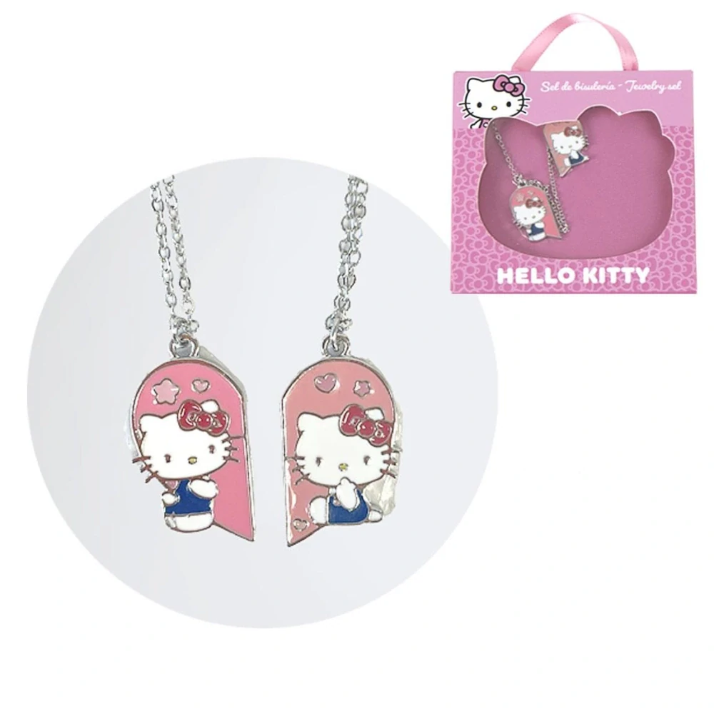 BFF náhrdelníky Hello Kitty pro kamarádky – sada 2 náhrdelníků
