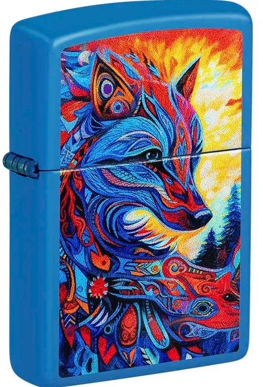 Benzínový zapalovač ZIPPO Abstract Fox Design