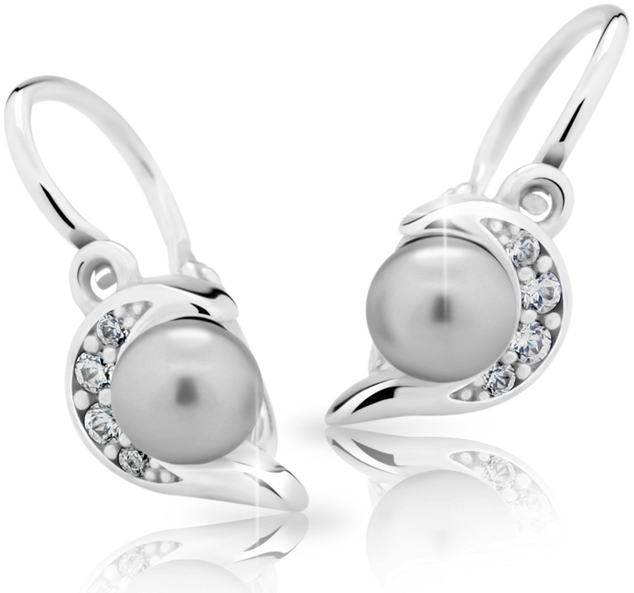 Dětské naušnice Cutie C2389-Ag Light Grey