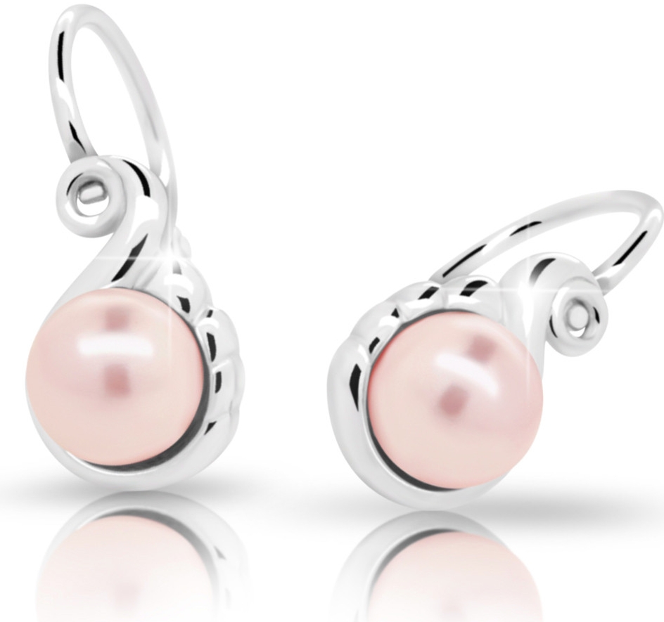 Dětské naušnice Cutie C2408-Ag Peach