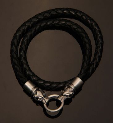 Řetízek CL15 Braided Leather CL15