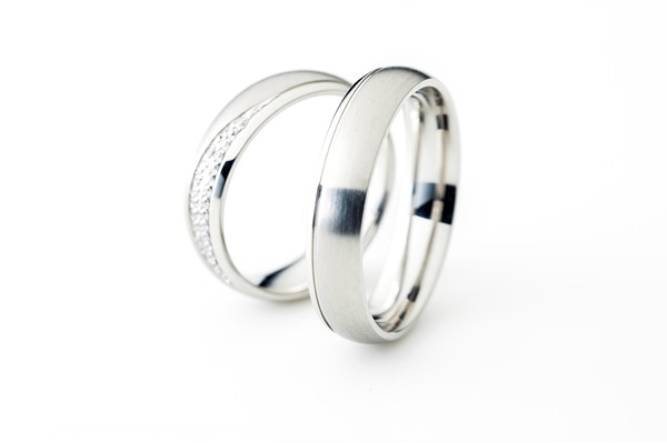 Snubní prsteny z  chirurgické oceli OC1102