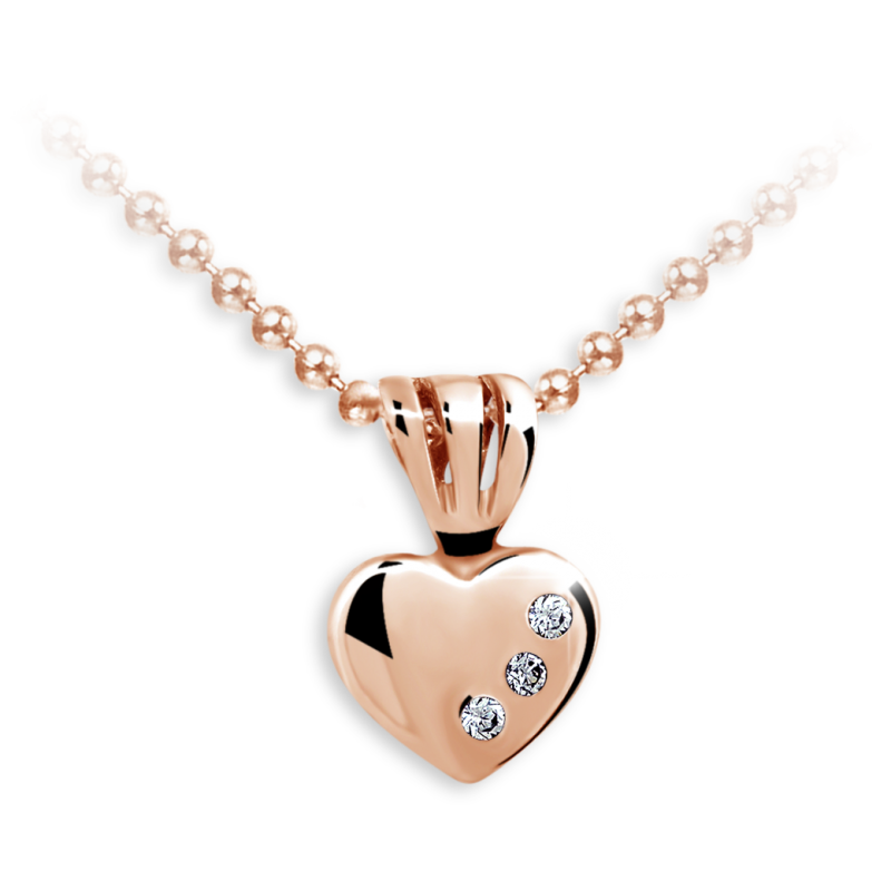 Zlatý dámský přívěsek DF1607