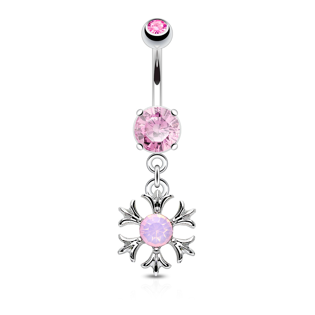 Piercing do pupíku z chirurgické oceli N18985