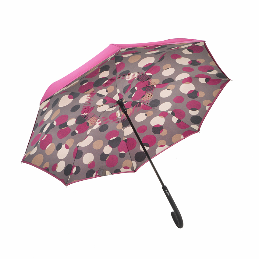Doppler CRAZY Dots Berry dámský holový deštník