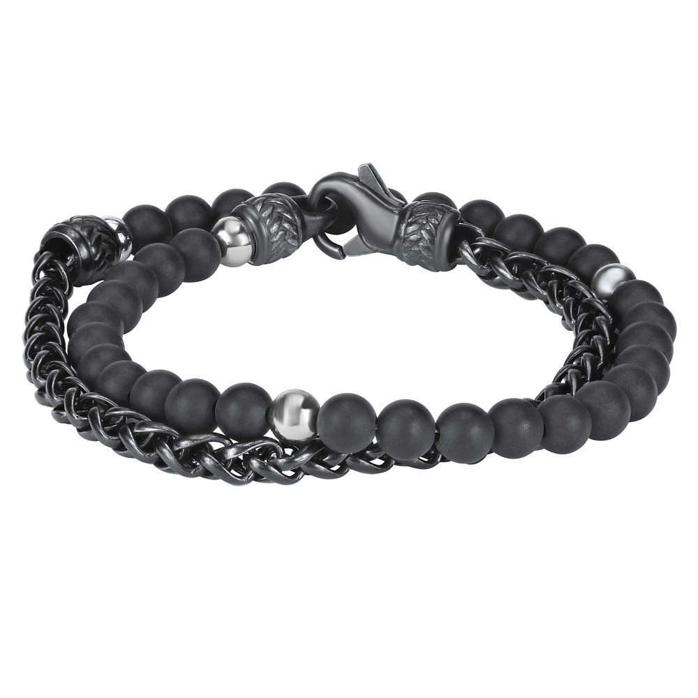 WEST SIDE ocelový dvojitý náramek CRATE