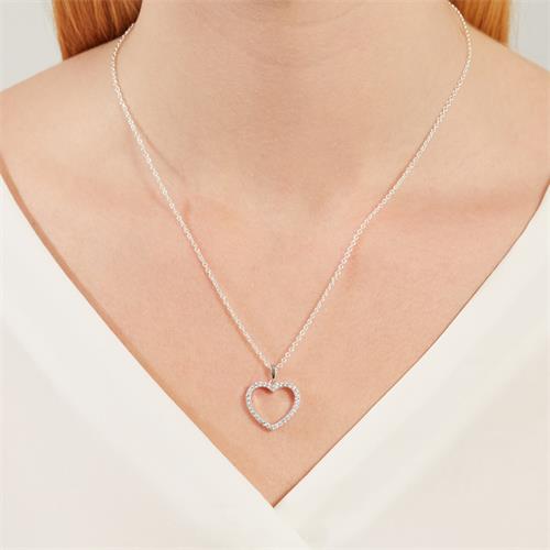 Stříbrný náhrdelník UNIQUE Heart