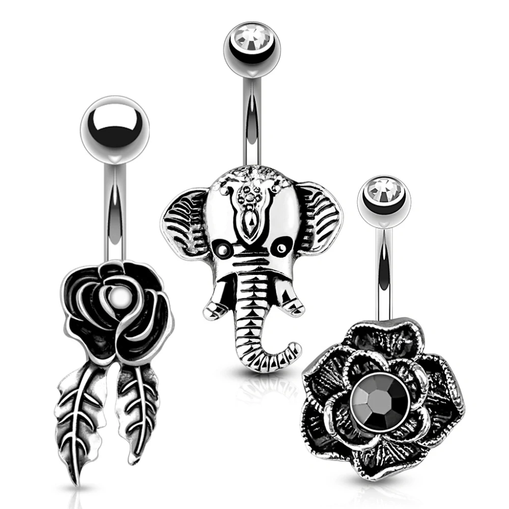 Piercing do pupíku z chirurgická ocel 