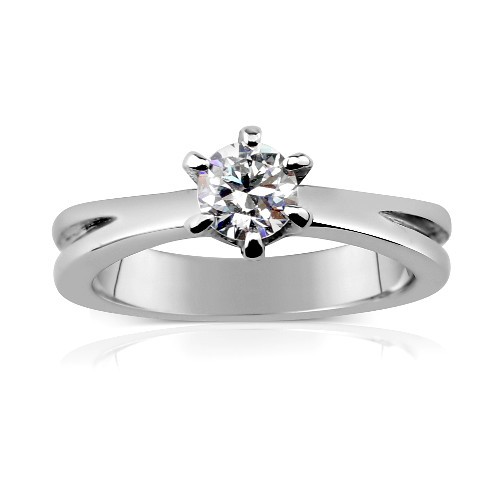 WEST SIDE dámský prsten z oceli se zirkonem 6mm