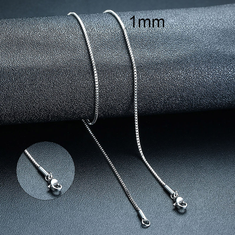 Řetízek z chirurgické oceli Men's Box 1 mm
