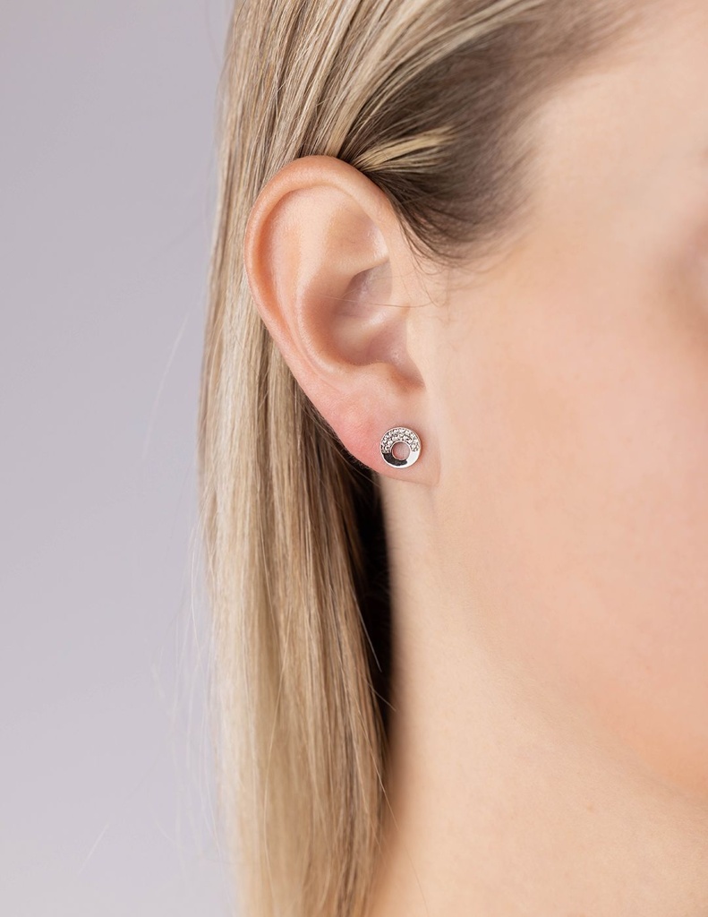 Stříbrné náušnice Héra s čirými Brilliance Zirconia PRGPZE0162ES
