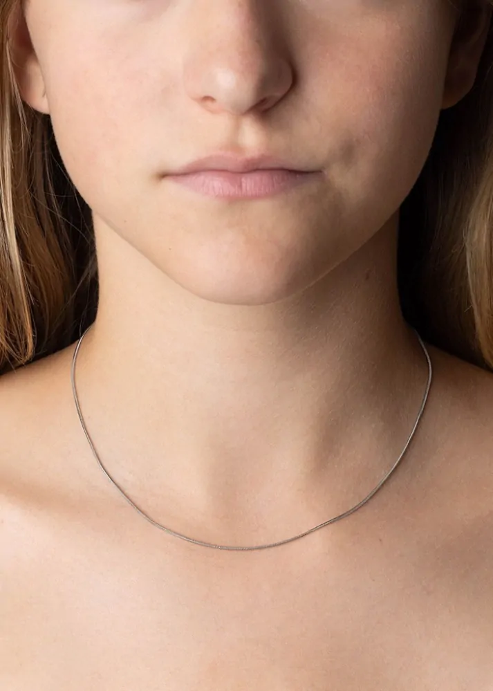 Populární ocelový řetízek hádek 1 mm. N1040-H