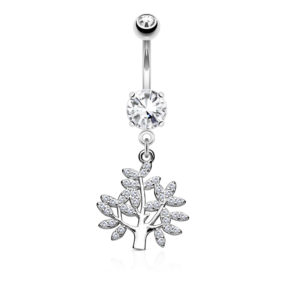 Piercing do pupíku strom života