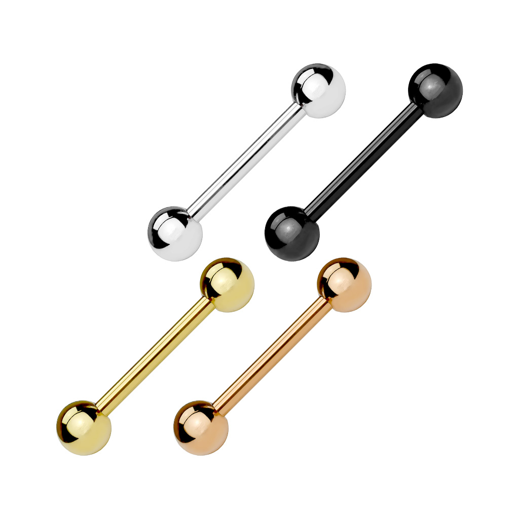 Piercing do jazyka z chirurgické oceli VB-035