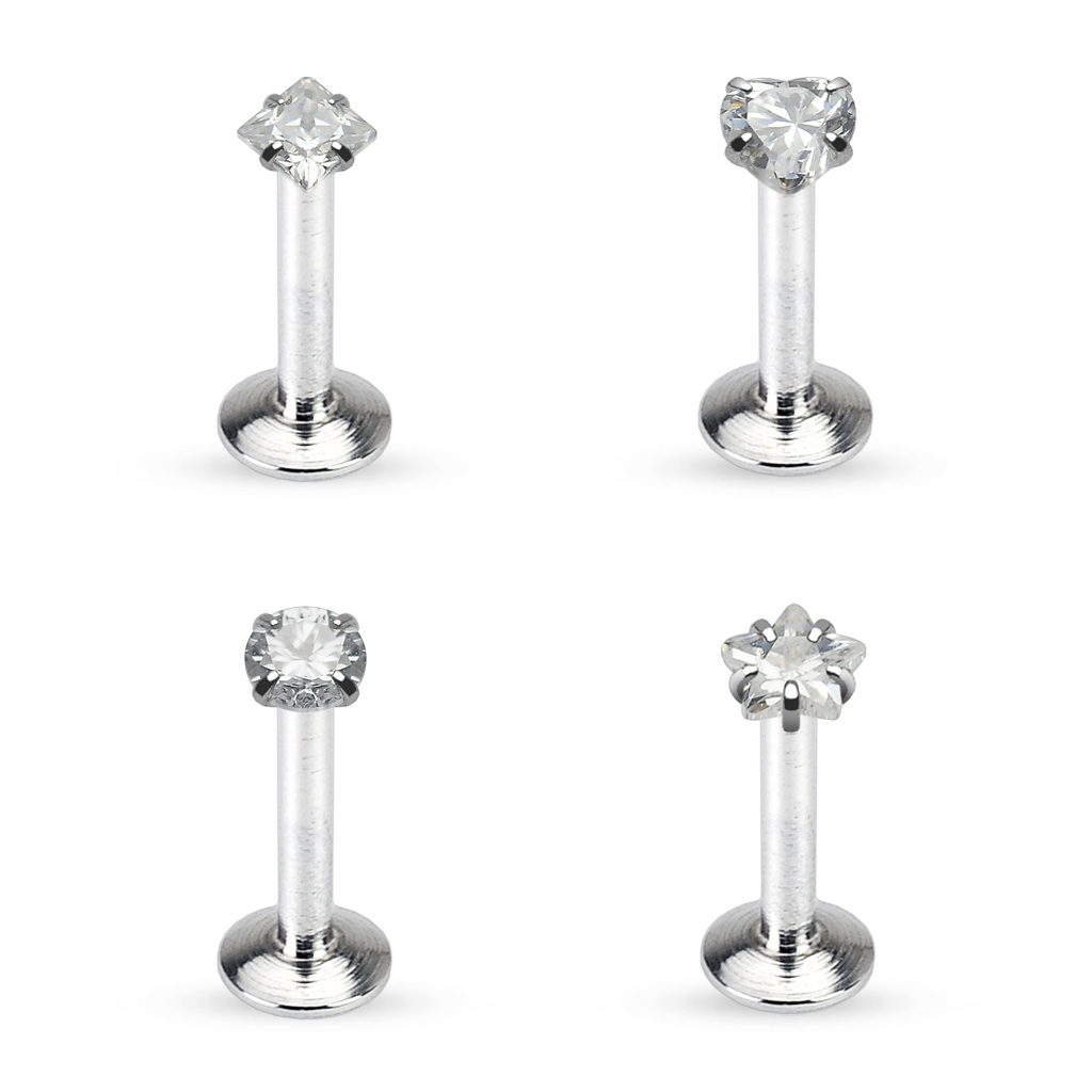 Piercing labret chirurgická ocel VL-19