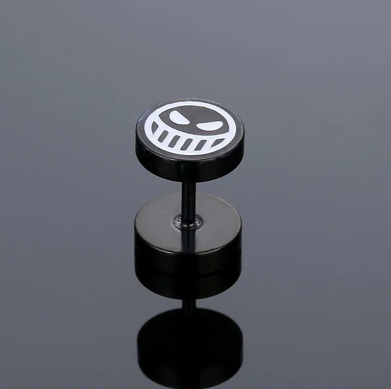 Piercing falešný plug Smajlík