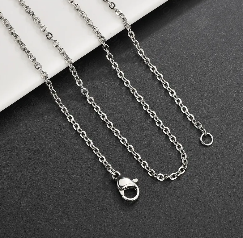 Ocelový řetízek šířka 1,2 mm