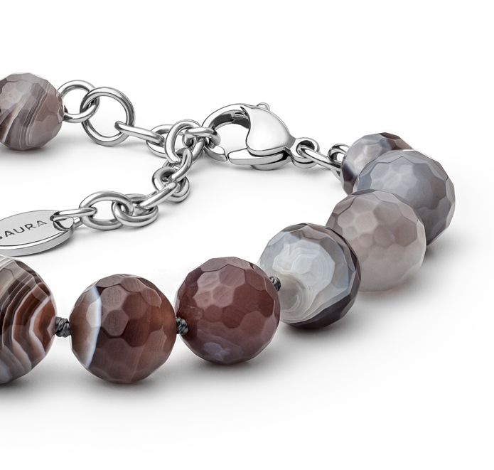 Luxusní náramek s přírodním Achátem