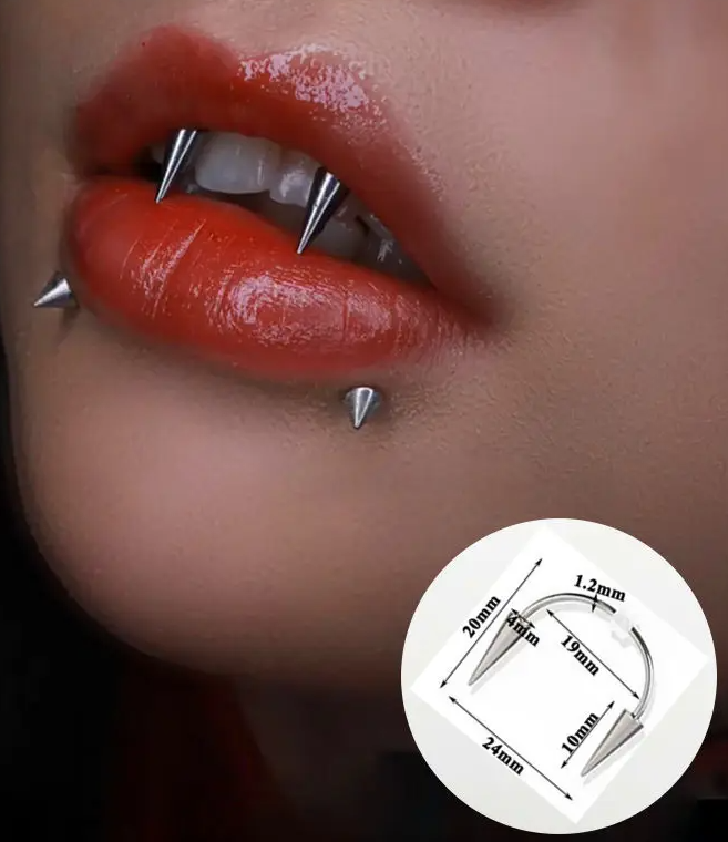 Piercing Vampire Spike Lips