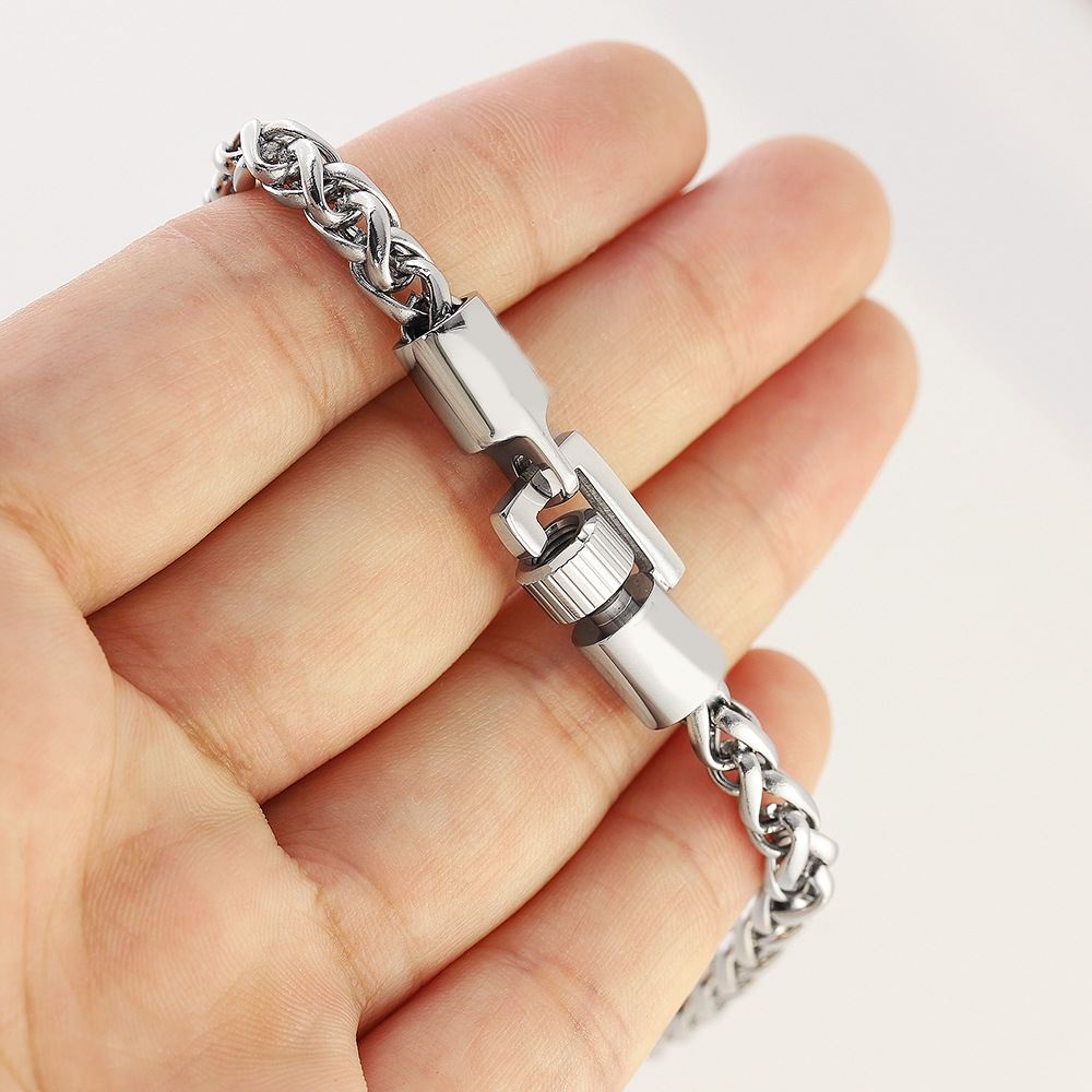 Ocelový náramek jak pro ženu tak muže