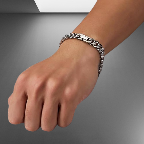 Náramek z chirurgické oceli Moxten 0,8 cm