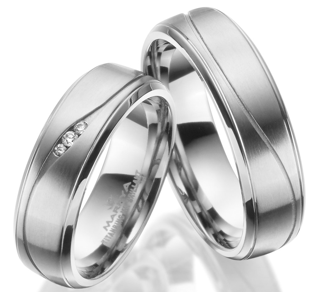 Titanové snubní prsteny TI-49