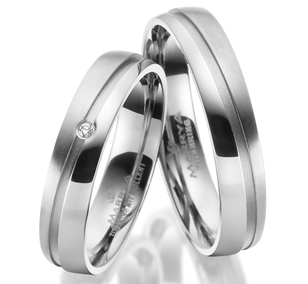 Titanové snubní prsteny Baldor