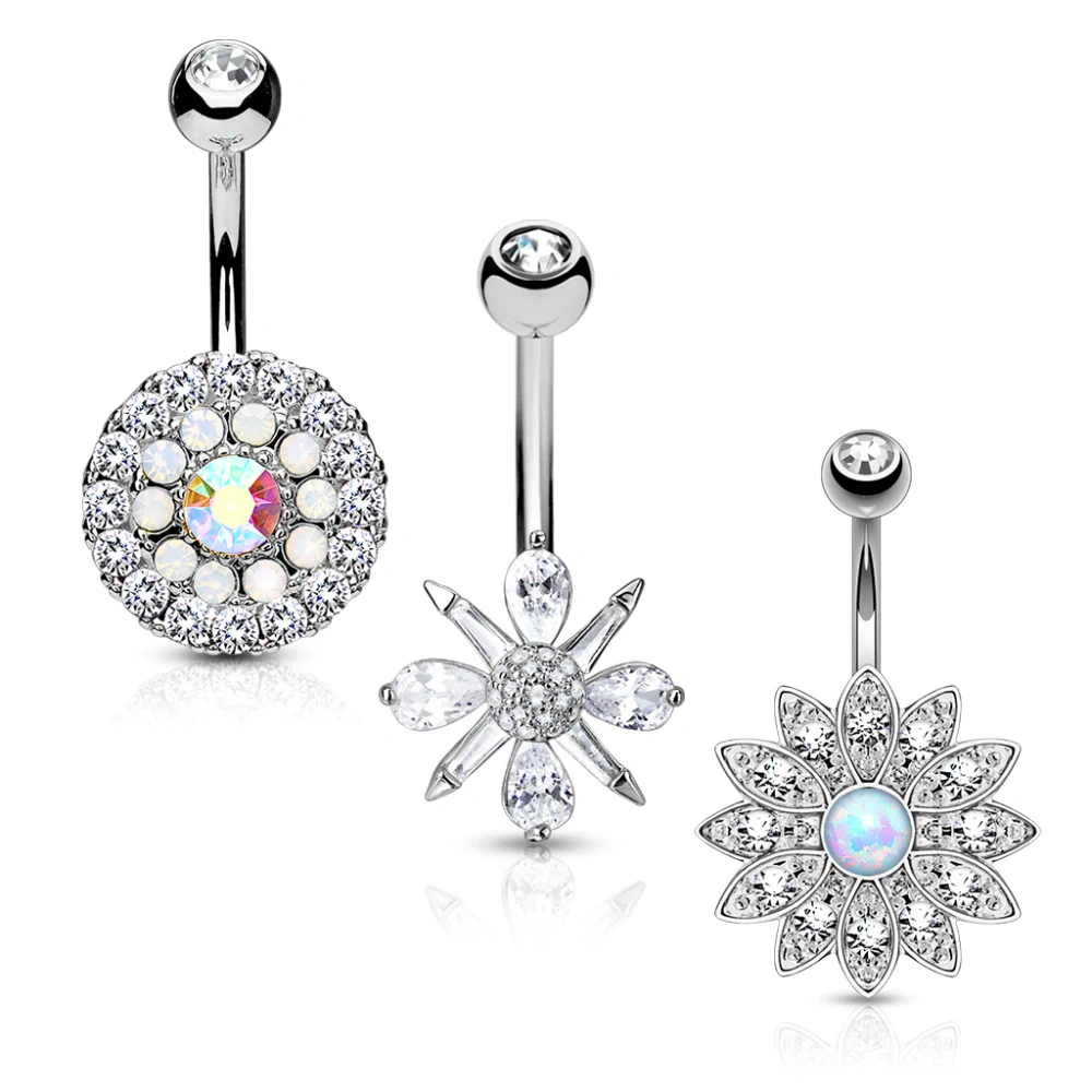 Luxusní balení Piercing do pupíku z chirurgická ocel