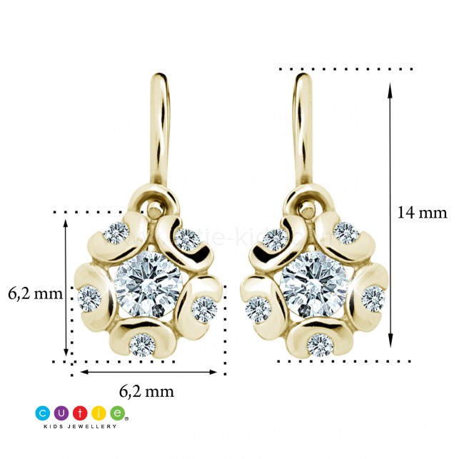 Dětské náušnice Cutie Jewellery C2178-Z