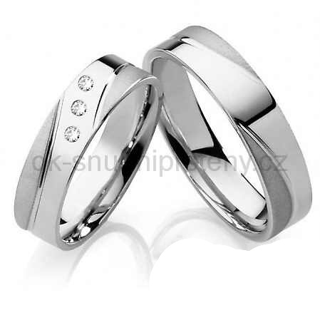 Snubní prsteny  chirurgická ocel OC1008