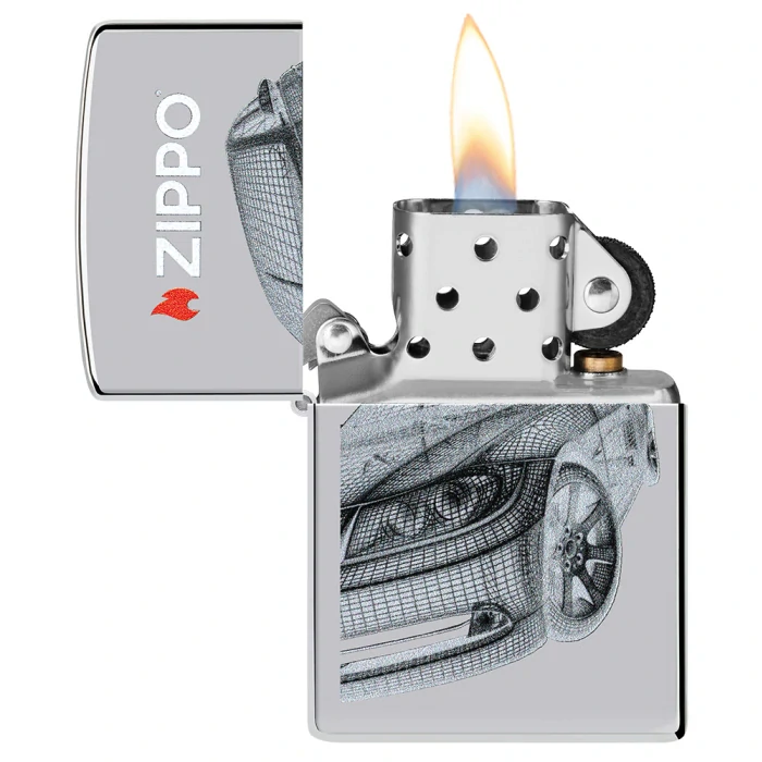 Benzínový zapalovač Zippo Futuristic Automotive