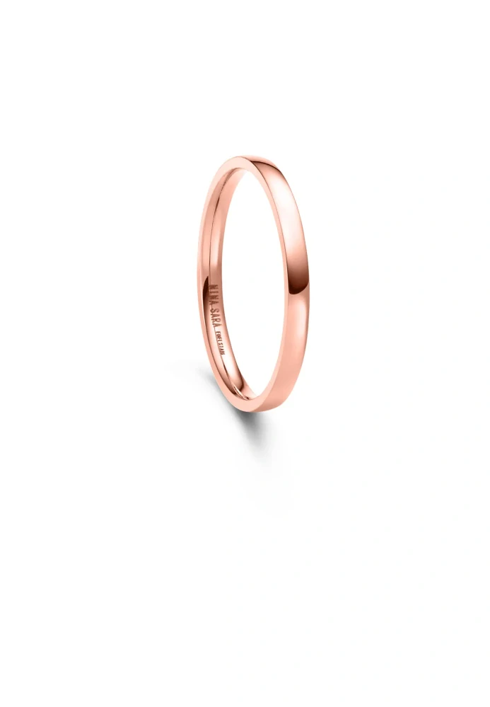 Snubní prsteny z chirurgické oceli tenké