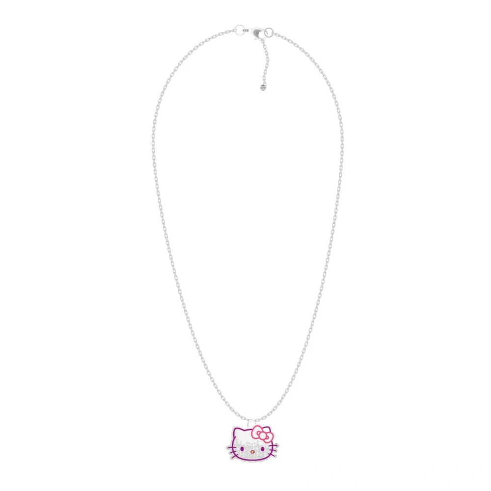 Dětský náhrdelník Hello Kitty – třpytivý přívěsek Lilac
