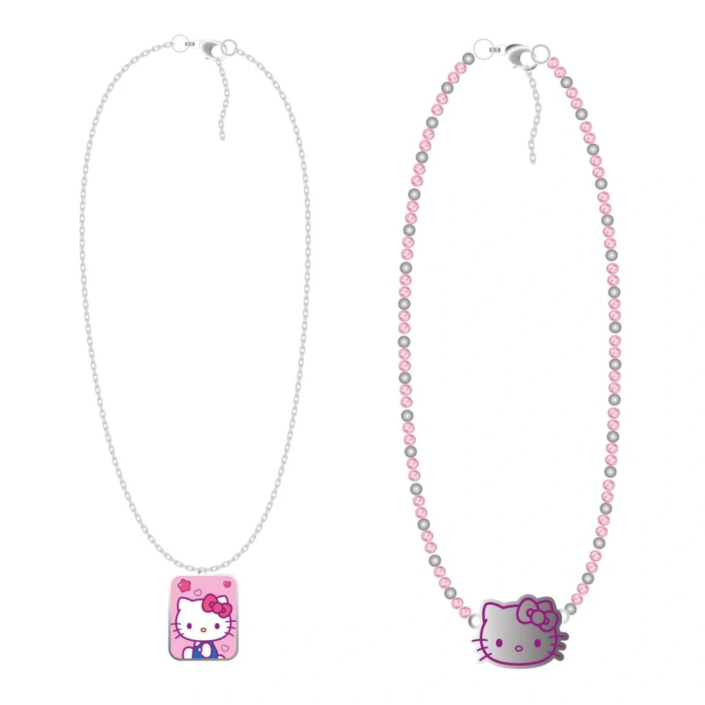 Dívčí náhrdelníky Hello Kitty – sada dvou náhrdelníků