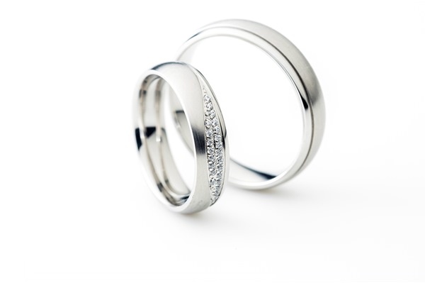 Snubní prsteny z  chirurgické oceli OC1102