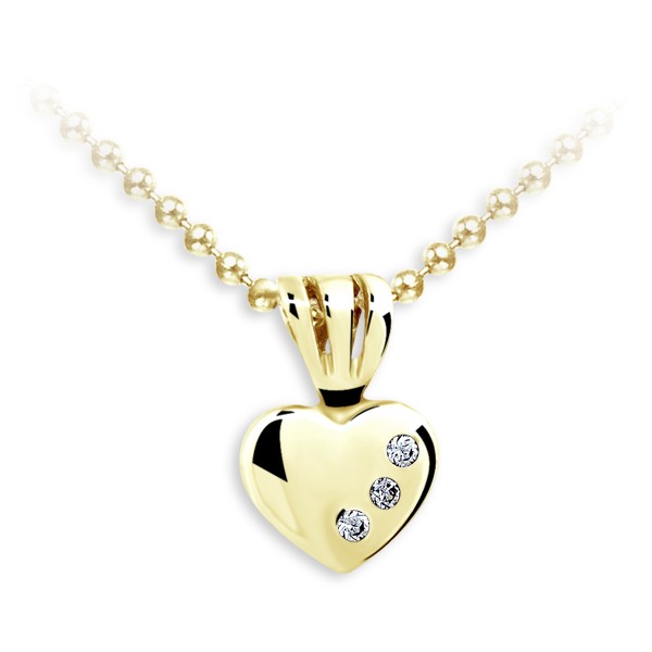 Zlatý dámský přívěsek DF1607